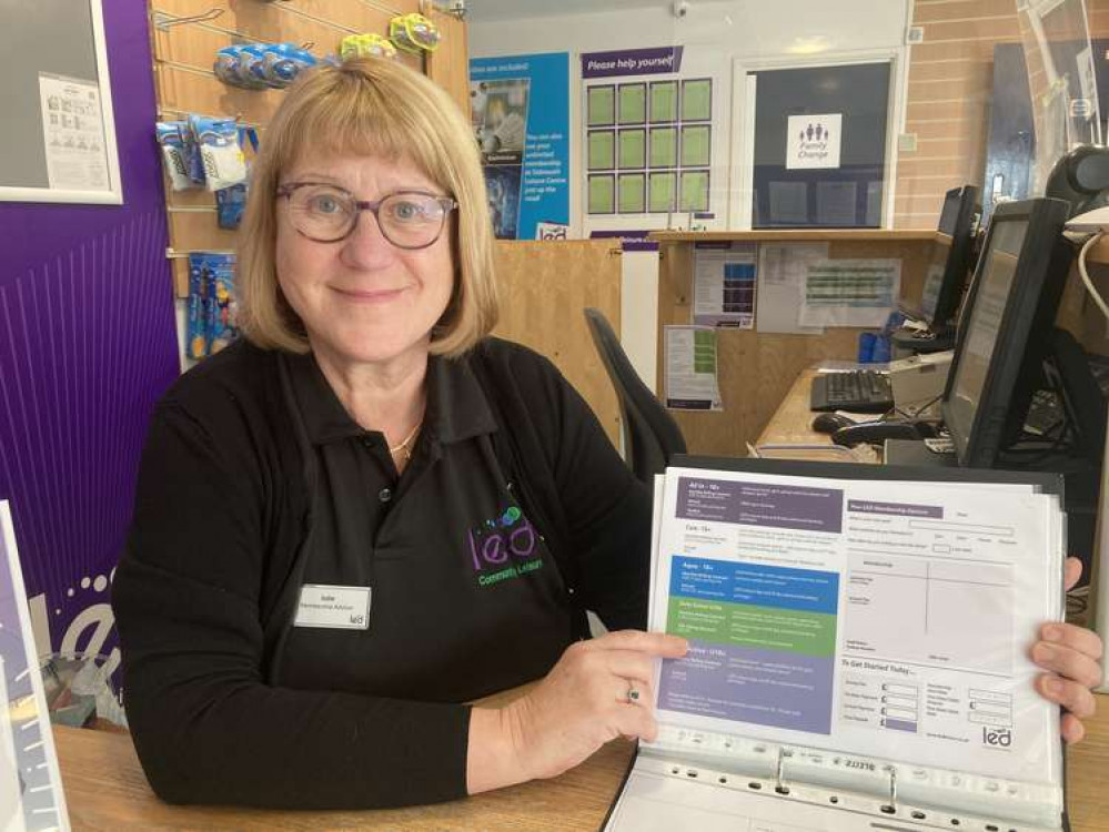 LED Leisure Membership Advisor Julie Symondson