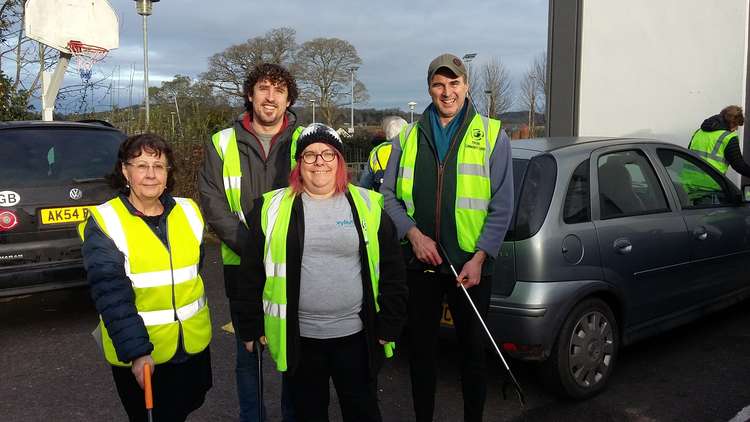 Xylem volunteers Julie Burke, Dave Moore and Chris Thorne