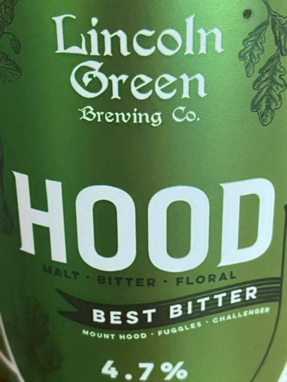 Lincoln Green's Hood Best Bitter has proved popular in Finland following a recent taste test.  Photo Credit: Tom Surgay