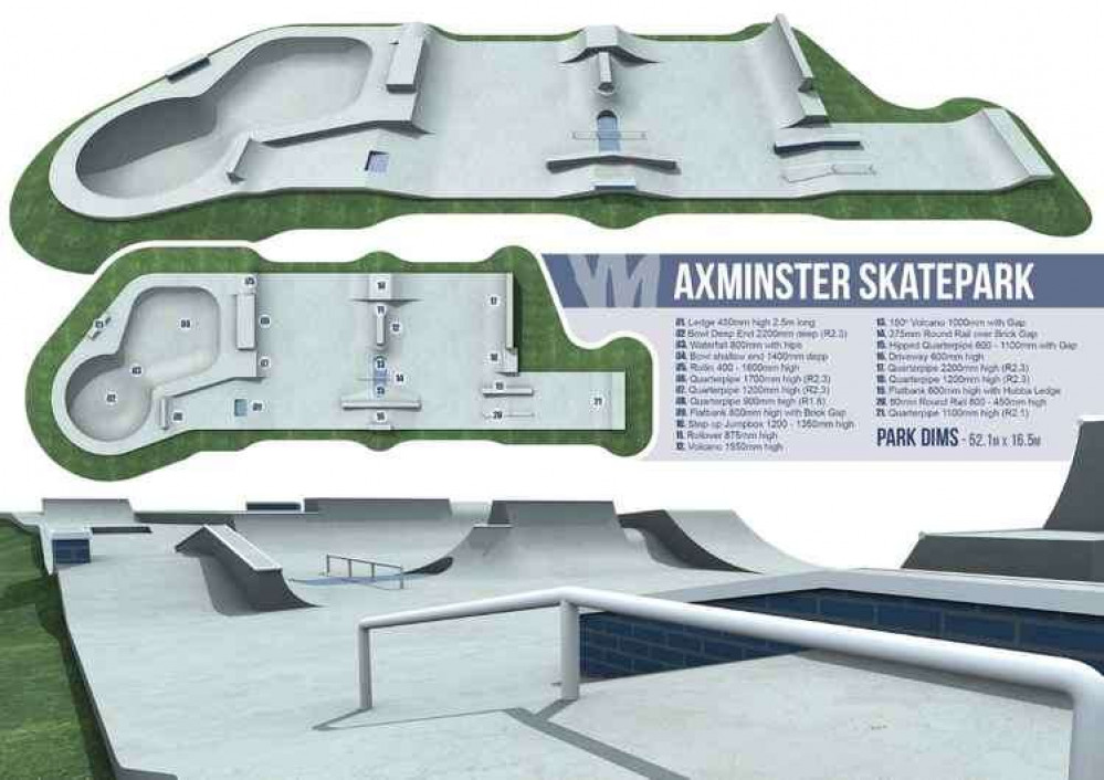 The Maverick skatepark designs released in 2016