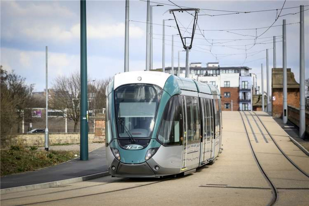 There won't be any tram services today (Saturday 6 November) due to strike action. Photo courtesy of NET.