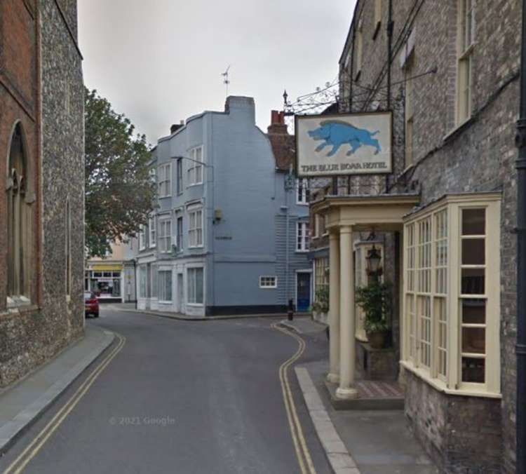 Blue Boar Hotel in Maldon (Photo: 2021 Google)