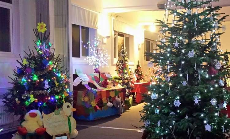 The Burnham-on-Crouch Christmas Tree Festival in 2015 (Photo: Burnham United Reformed Church)