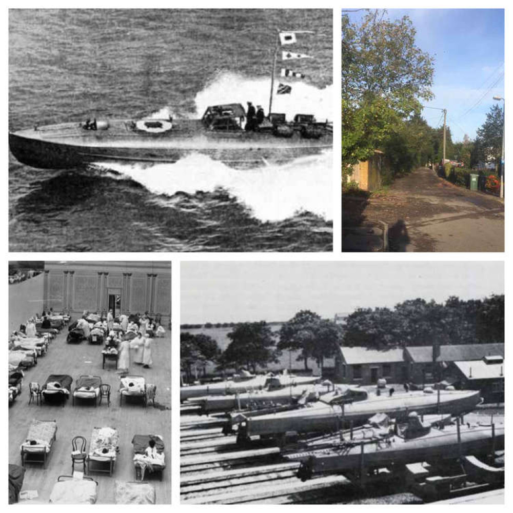 The Beeleigh Road line of the old fortress, a flu hospital in the States, and Osea's torpedo boats (Goldhanger Past site)