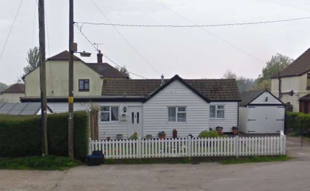 The bungalow at 47 Mill Road in Burnham (Photo: 2021 Google)