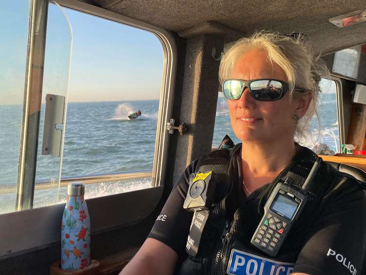 She has worked for the Essex Marine Policing Unit for around 20 years
