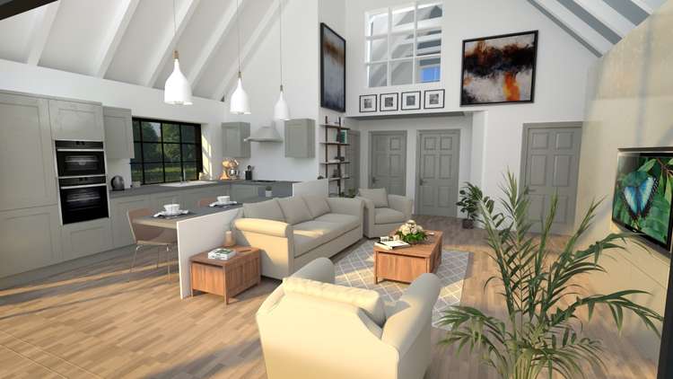Inside one of the proposed homes (Photo: Lewis & Scott)