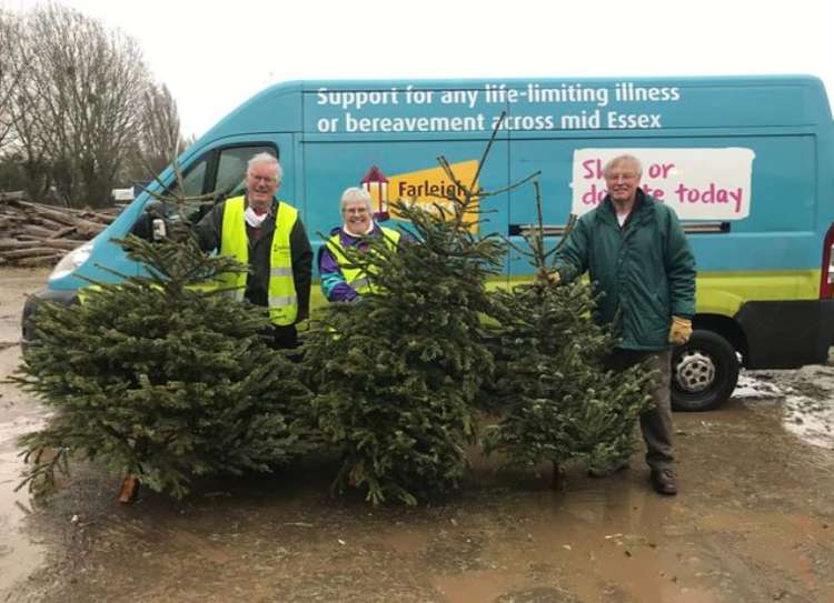 Farleigh Hospice van and volunteers