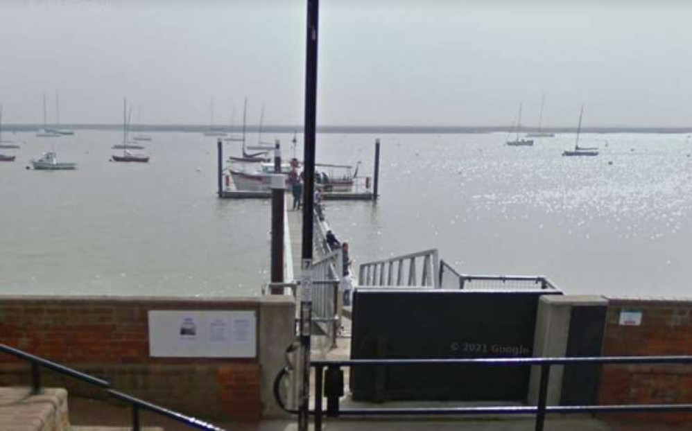 The pontoon in Burnham-on-Crouch has "significant rust damage" (Photo: 2021 Google)
