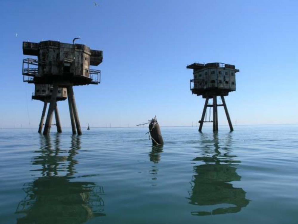 The Maunsell Fort in the Thames, which will be examined in the first of the Maldon courses (Photo: Hywel Williams / Creative Commons)