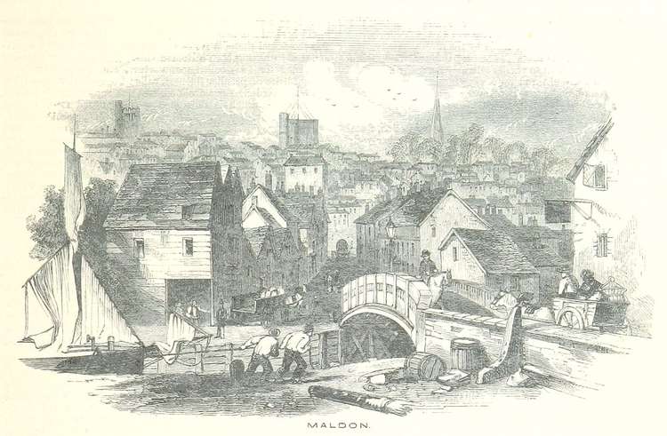 The old bridge from an 1840 print