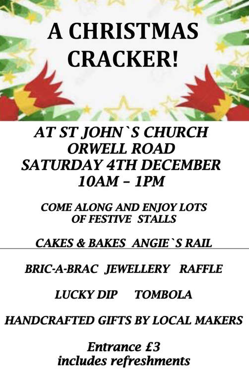 Christmas cracker at St. John's Church