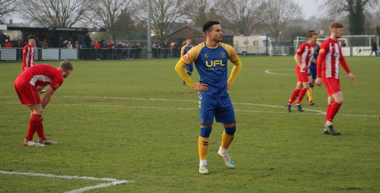 Love Island star Toby Aromolarin missed chance for Hashtag United (Picture credit: Ian Evans)