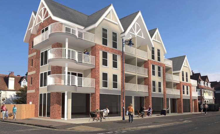 An impression in the design statement of how the new flats would look (Picture credit: Robert Allerton chartered architect)