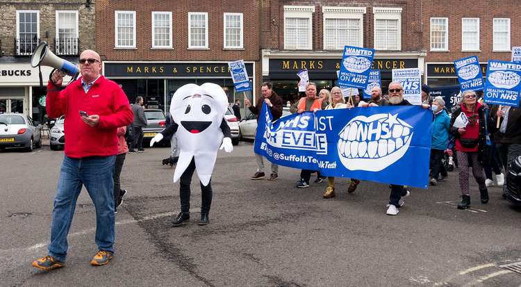 Mark Jones, Toothless in Suffolk campaigner  say cash injection is not enough (Picture credit: Toothless in England)