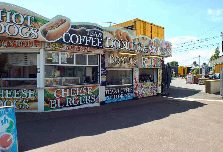 Food stalls by Manning's Amusements