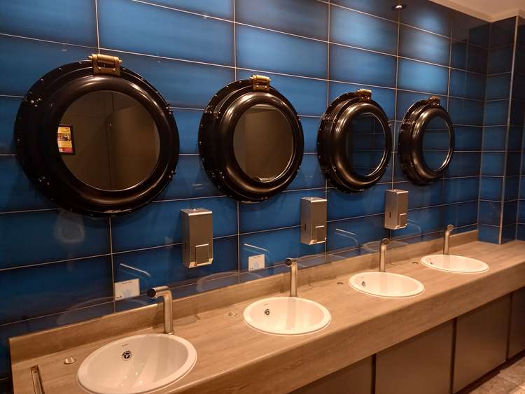 Look out for the nautical loos (Picture credit: Felixstowe Nub News)