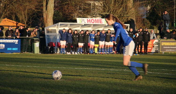 Specialist spot kick taker Lucy O'Brien led the way (Picture credit: Ian Evans / Nub News)