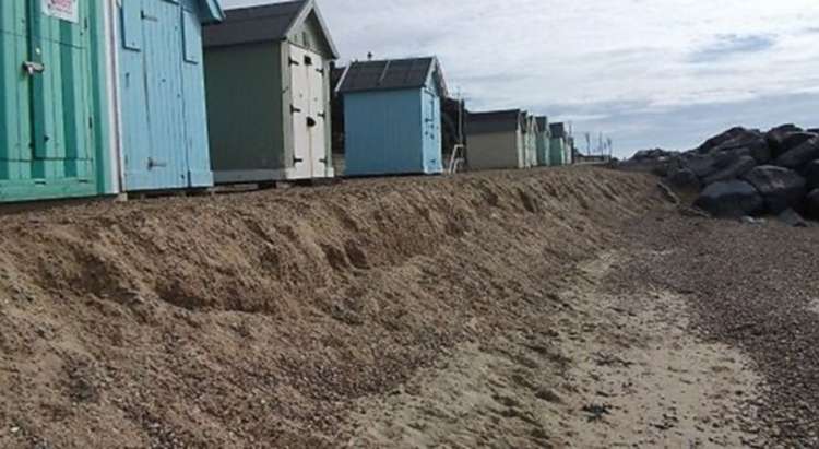 Felixstowe beach huts