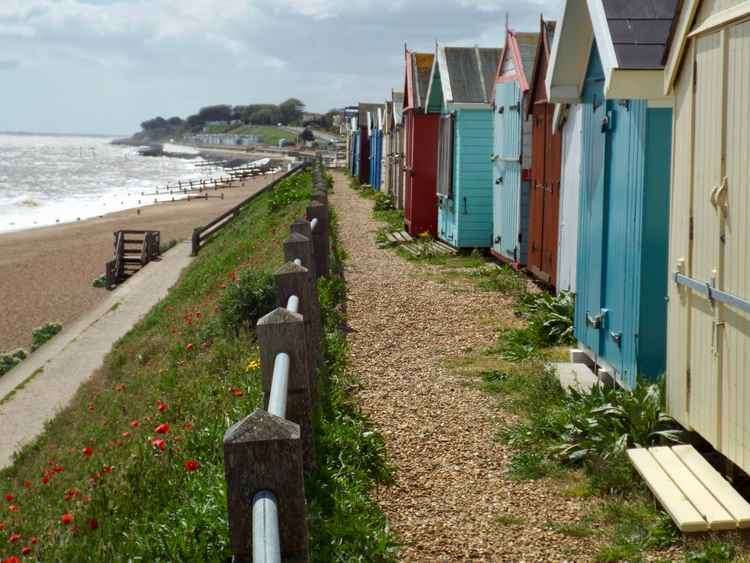 Beach huts by the seafront