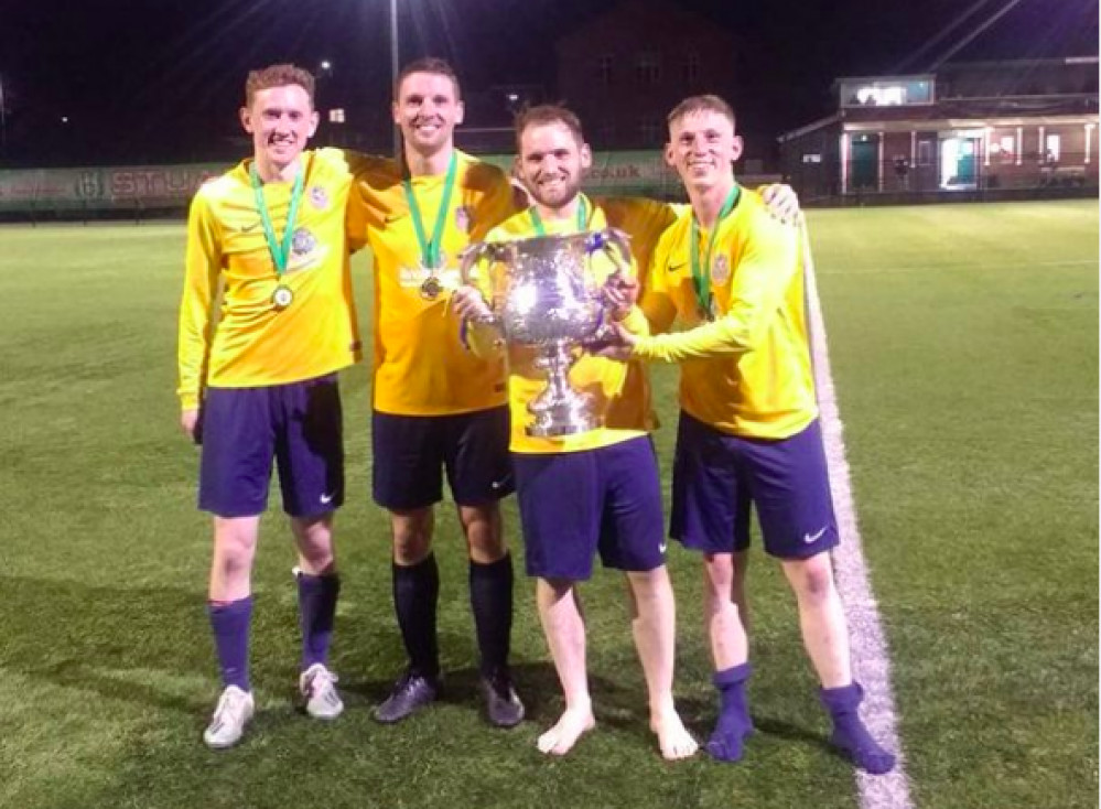 Wardens lift the Bedworth Nursing Cup