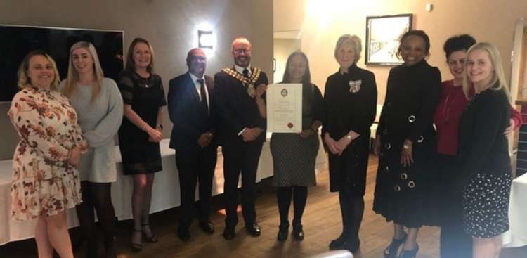 North East London Foundation Trust with the Mayor of Basildon and Mrs Jennifer Tolhurst, Her Majesty's Lord-Lieutenant of Essex