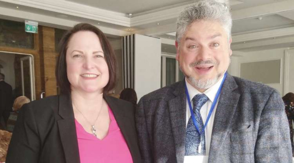 L to R: Devon and Cornwall Police and Crime Commissioner Alison Hernandez, Councillor Bruce de Saram