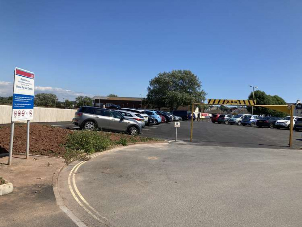 Imperial Road Recreation Ground long stay car park, Exmouth (Nub News, Will Goddard)