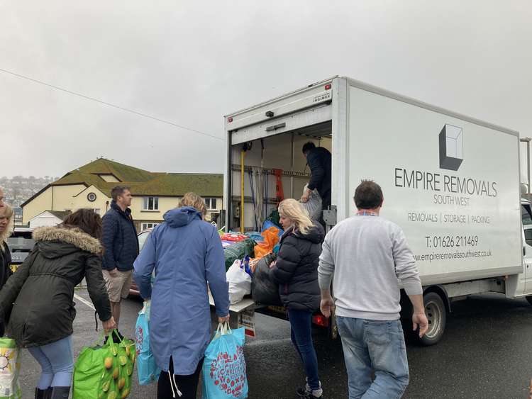 Empire Removals helped with the surplus donations (Nub News, Will Goddard)