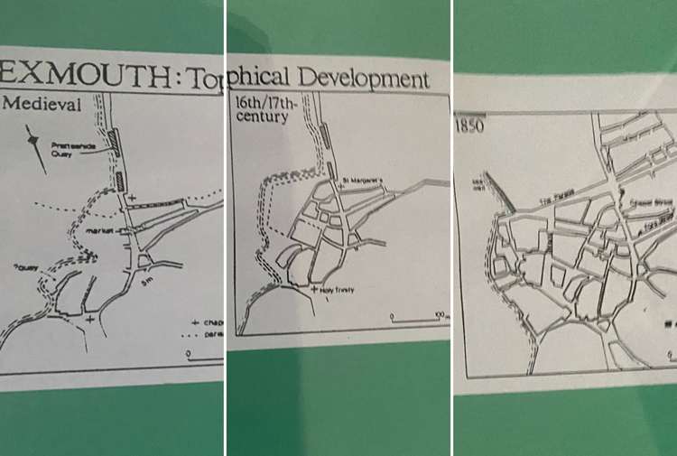 Topographical Development of Exmouth (Exmouth Museum)