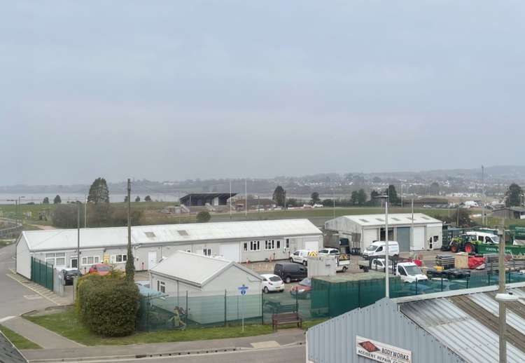 The view to Imperial Recreation Ground (Whitton and Laing)