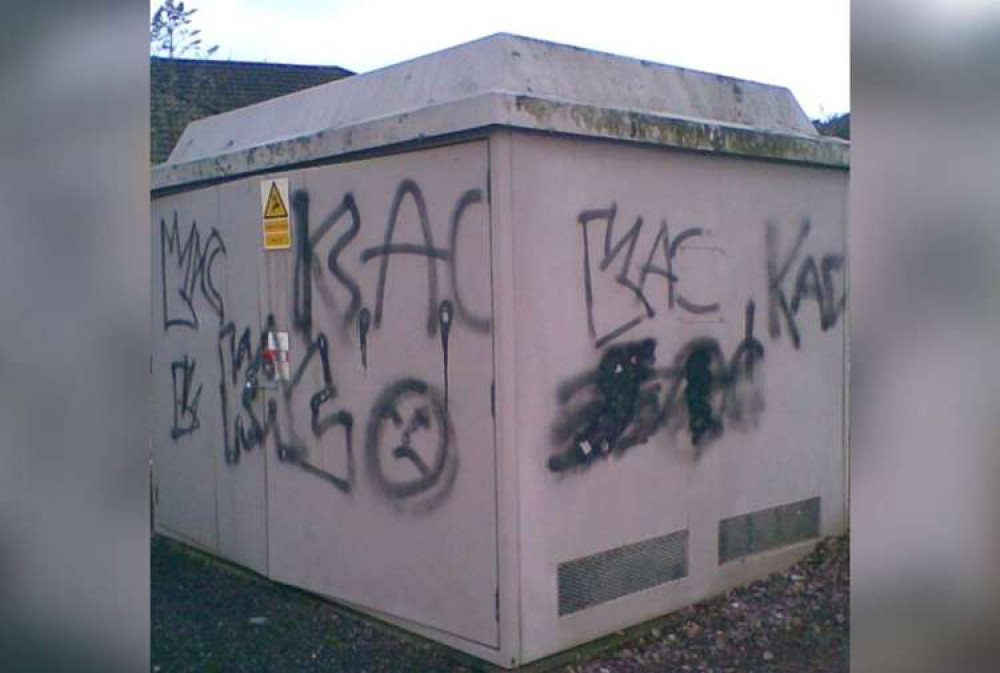 Example of graffiti (EDDC)