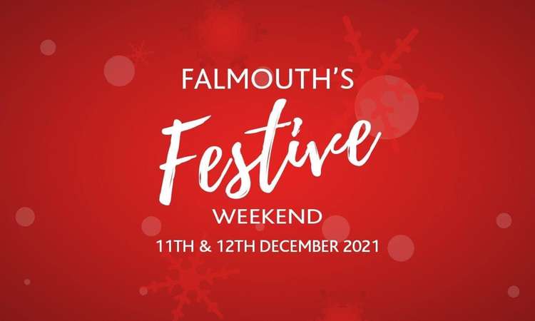 Falmouth Festive Weekend poster. Shared by Falmouth Town team.