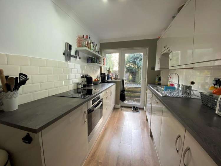 The kitchen in the house. Trewarton Rowe, Penryn.