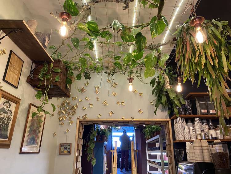 Inside Planted, which offers homemade, locally sourced food.