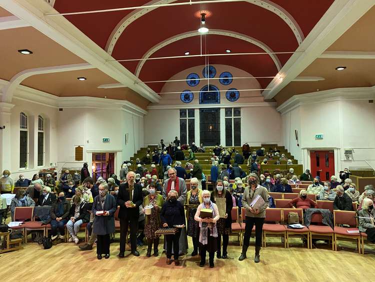 Members of the Falmouth Methodist Church.