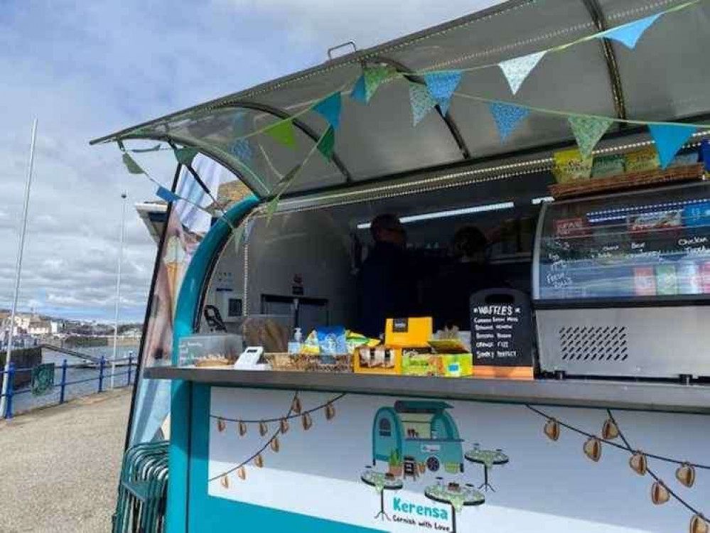 Karensa, mobile cafe and bar in Falmouth.