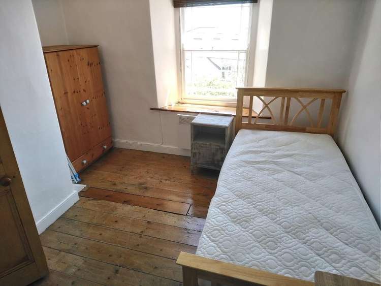 A bedroom at the Kernick Road property. Shared by Townsend.