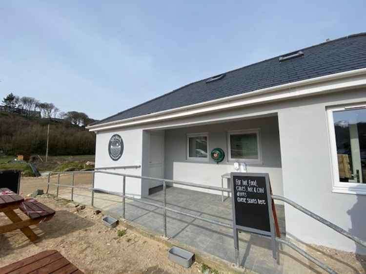 Maenporth Beach Cafe reopened last year after a fire destroyed the business in 2019.