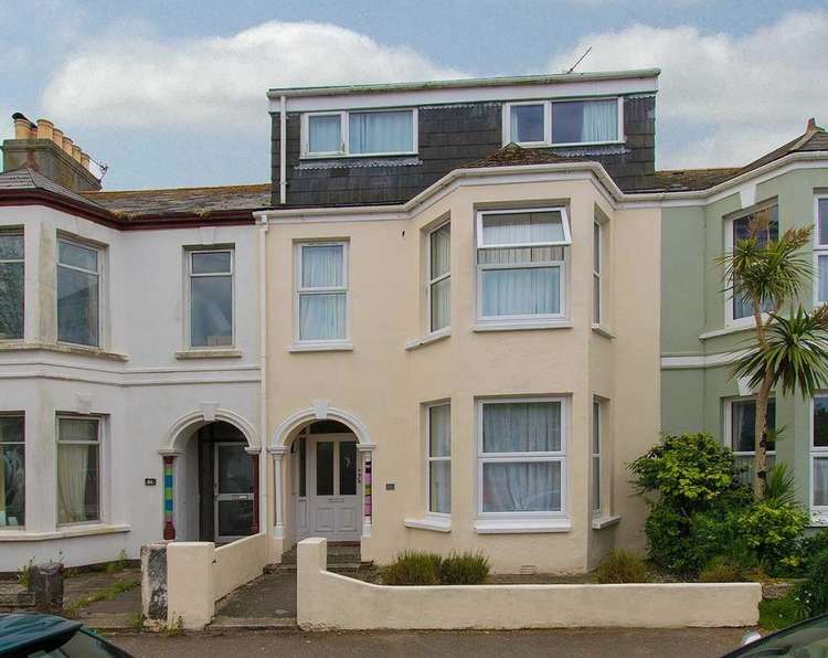 The front of the property, Marlborough Road Falmouth.