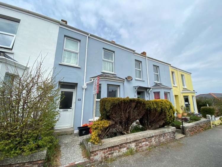 The front of the property, Budock Terrace.