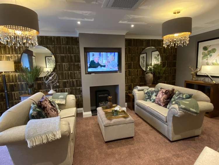 The luxury new Barchester care home on Dracaena Avenue recently welcomed its first residents. A picture of the living area at Falmouth Court.