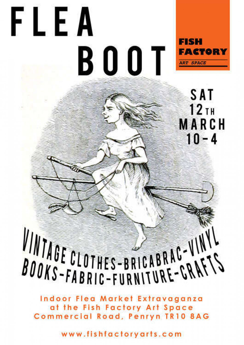 Find a bargain at Fish Factory Flea Boot this Saturday.