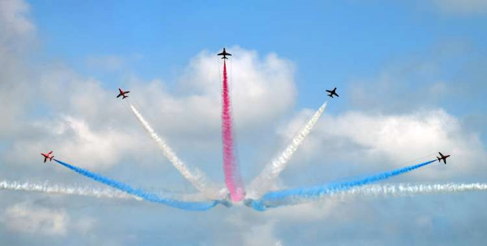 The Red Arrows will be returning to Falmouth after last year's cancellation.