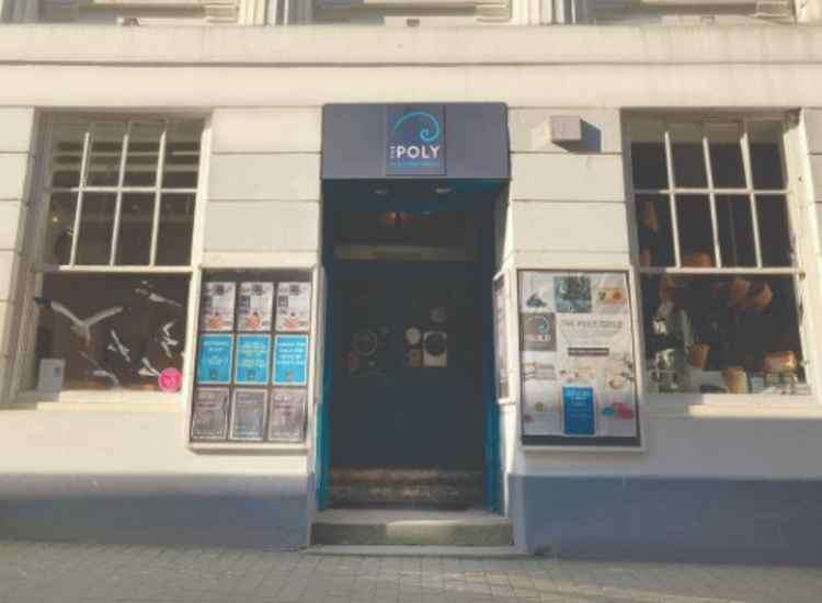 The Poly Falmouth, Church Street. Set to host a charity screening of Olga tonight.