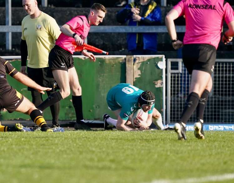 Matty Turton made history with the club's first ever try. Photo credit: Patrick Tod.