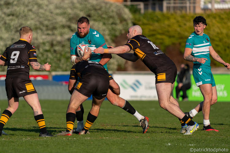 Cornwall RLFC beaten but not disheartened after their maiden Betfred League 1 encounter ended with defeat. Photo credit: Patrick Tod.