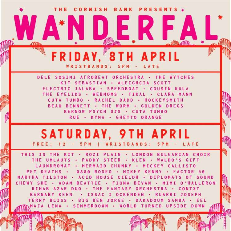 Over 40 bands will be playing at the new Wanderfal Festival this weekend.