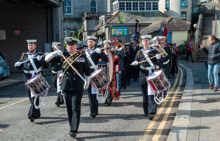 The St Nazaire Parade in Falmouth. Photo credit: Jory Mundy.