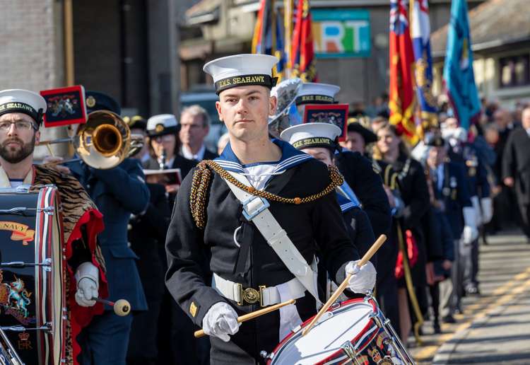 The St Nazaire Parade in Falmouth. Photo credit: Jory Mundy.